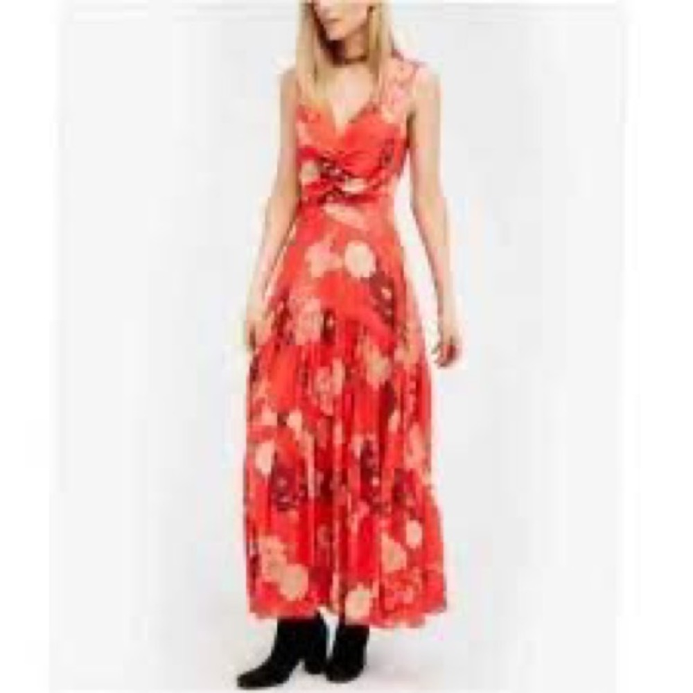 Free People Sure Thing in red.size 8.